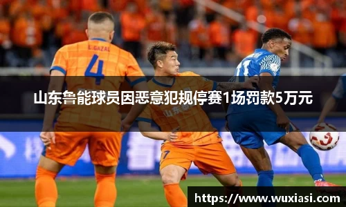 山东鲁能球员因恶意犯规停赛1场罚款5万元